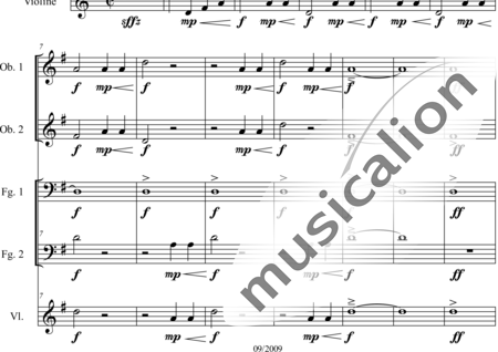 Beethoven, Ludwig van: Ode to Joy (Edit.) - Violín+[Ob2+Fg2]:1