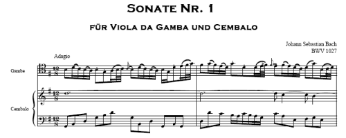 Bach Viola Da Gamba Sonata G Minor