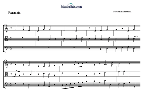 Bassano, Giovanni - Sheet music to download