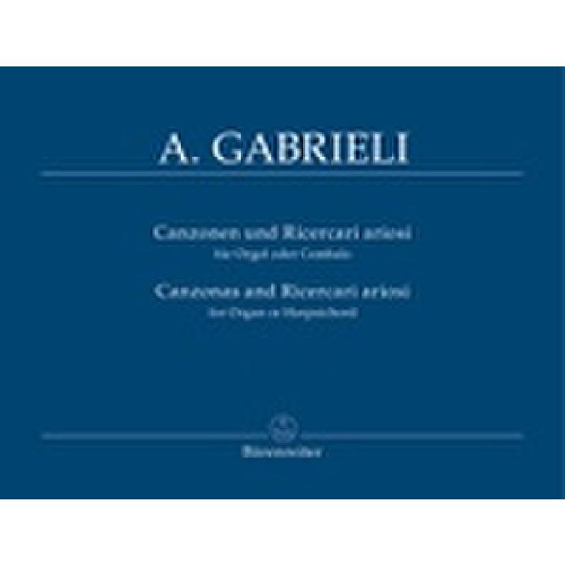 Canzonen und Ricercari ariosi für Orgel oder Cembalo