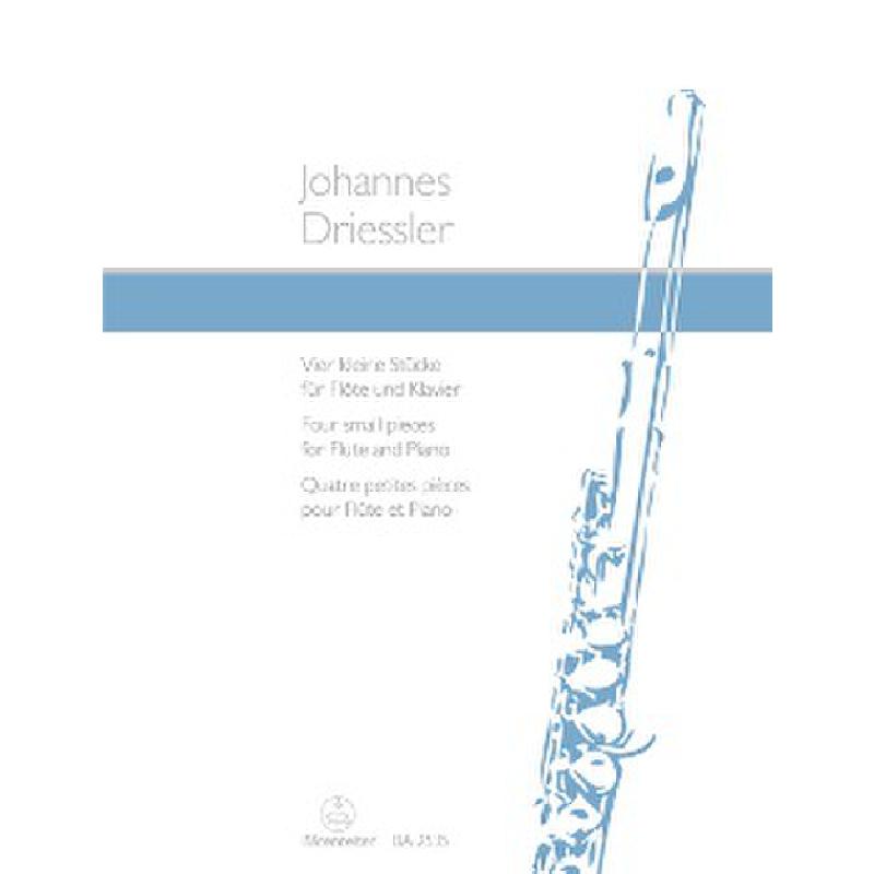 Vier kleine Stücke für Flöte und Klavier 