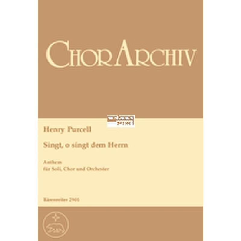Singt, o singt dem Herrn - O, sing unto the Lord