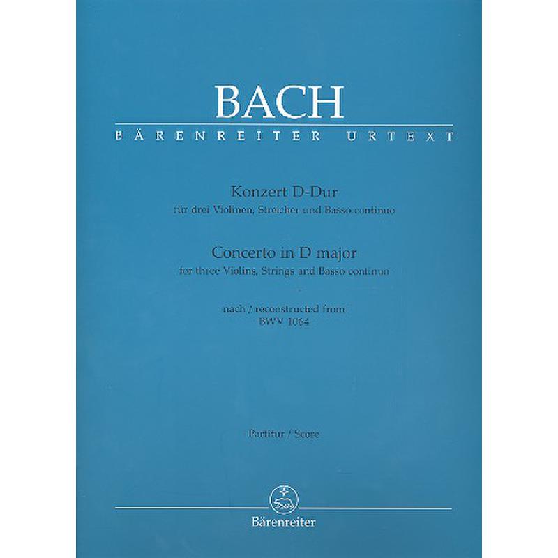 Konzert für drei Violinen, Streicher und Basso continuo 
