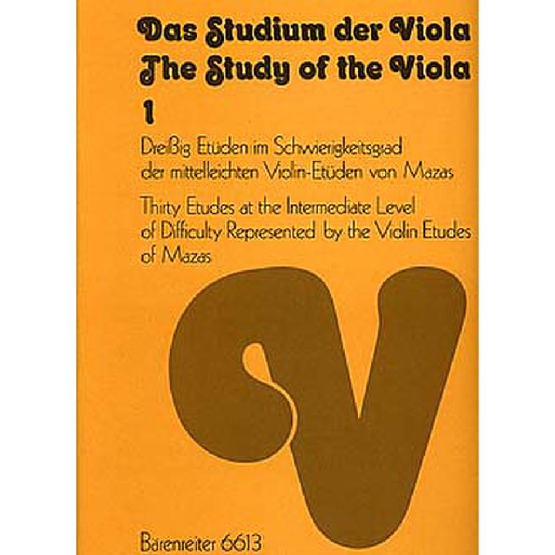 Das Studium der Viola