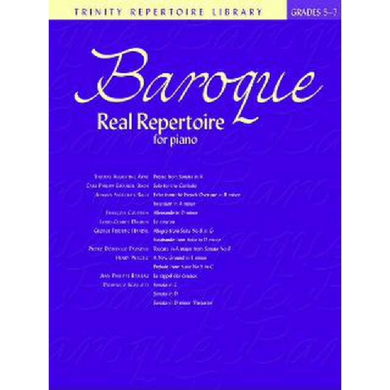 Baroque Real Repertoire Piano