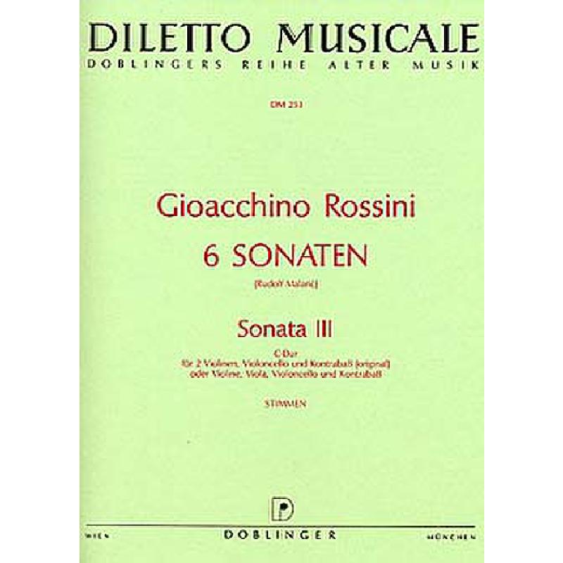 Sonata III C-Dur