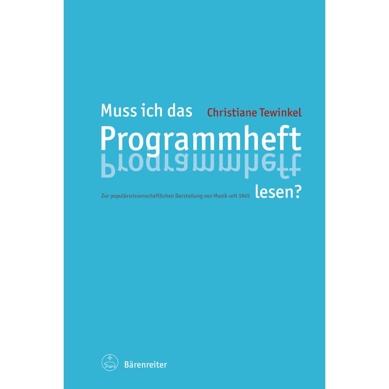 Muss ich das Programmheft lesen?