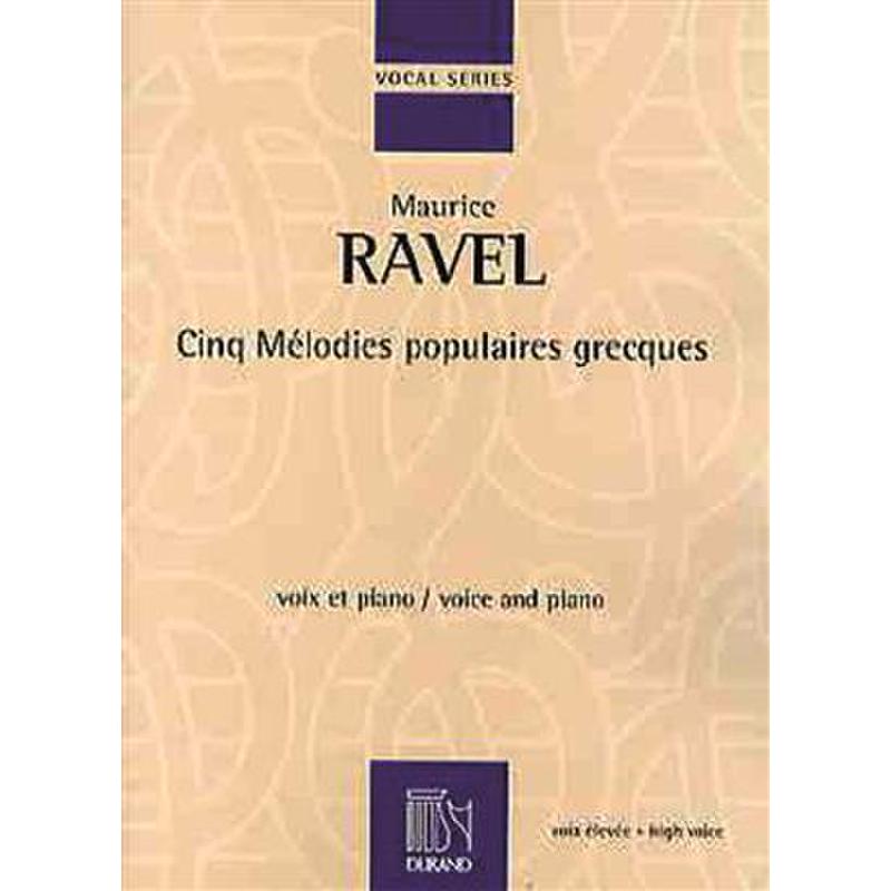 Cinq melodies populaires grecques