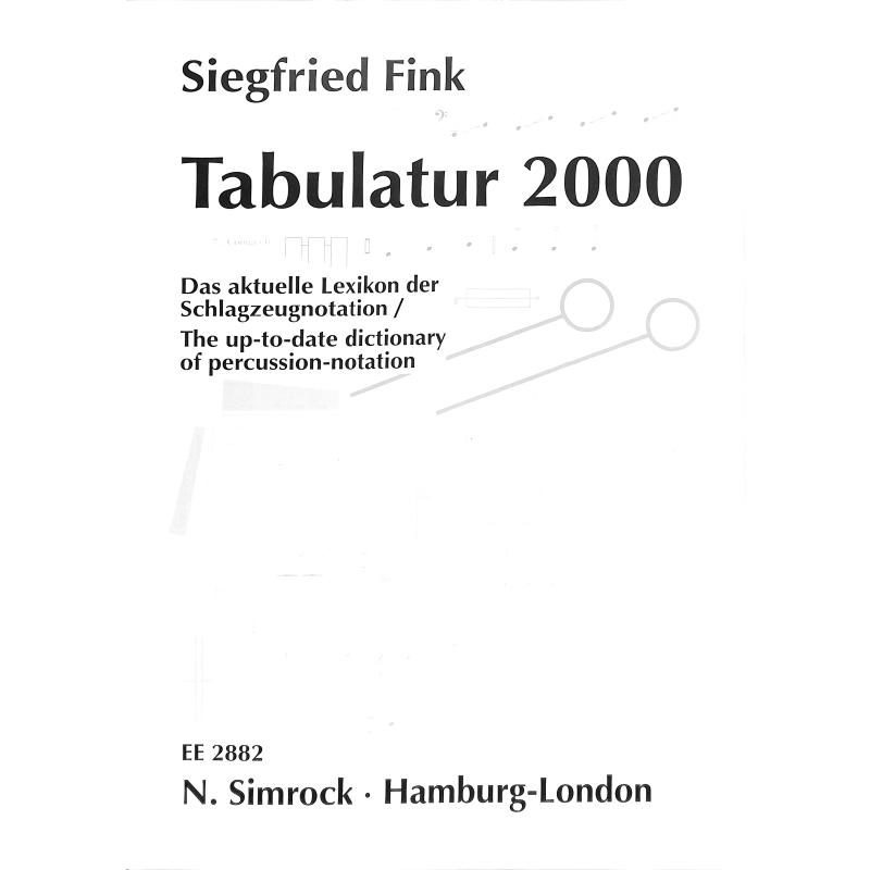 Tabulature 2000