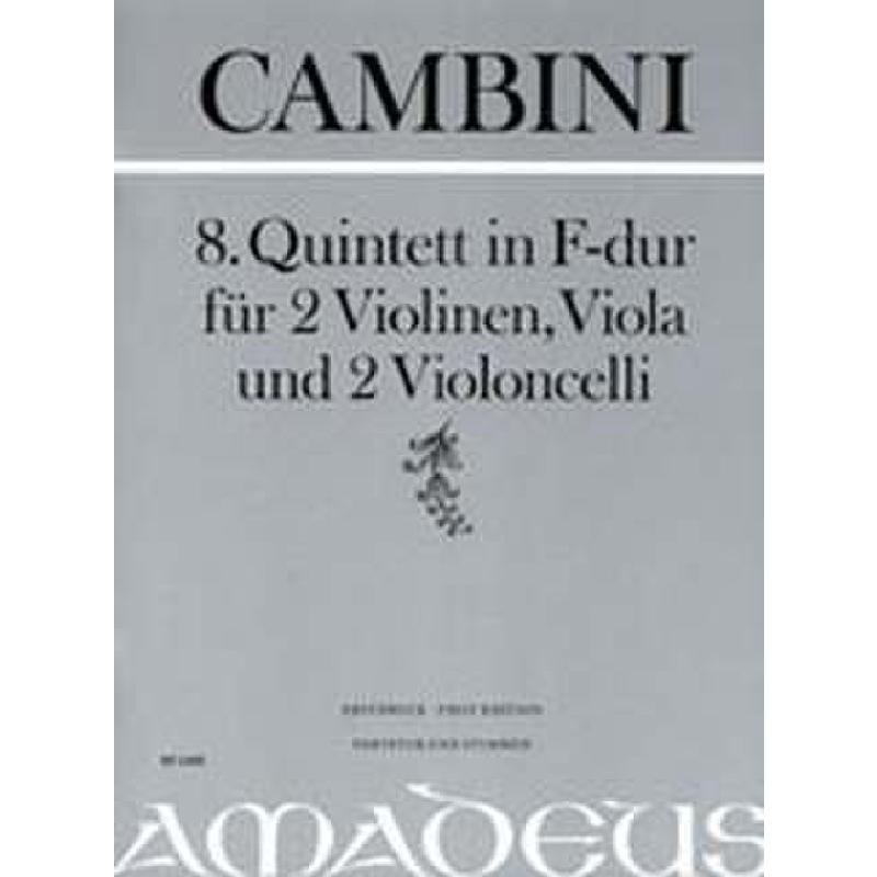 8. Quintett in F-Dur