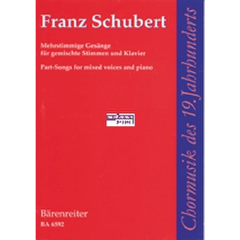 Mehrstimmige Gesänge für gemischte Stimmen und Klavier 