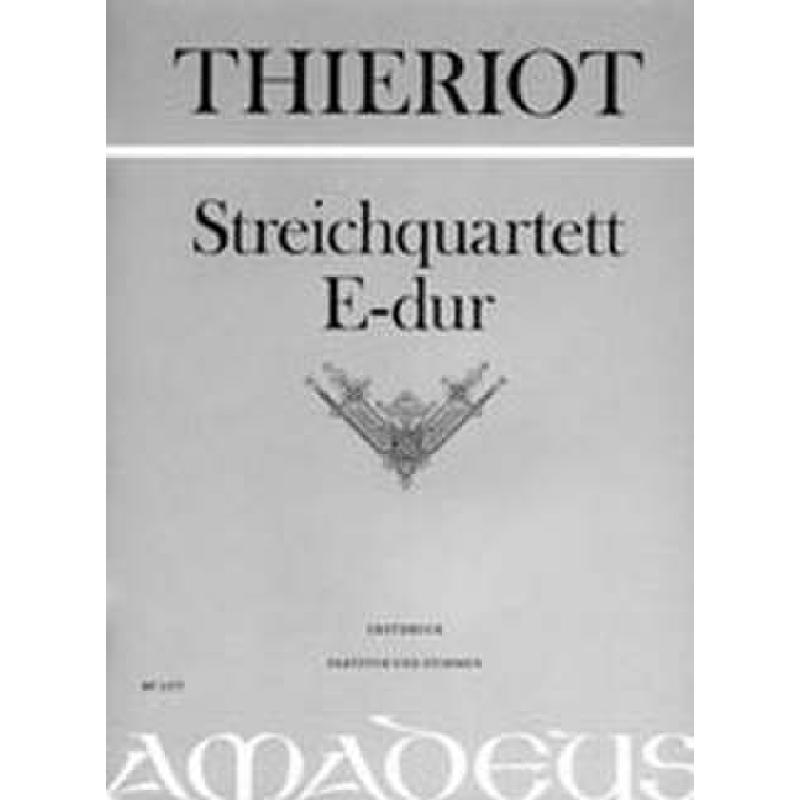 Streichquartett E-Dur