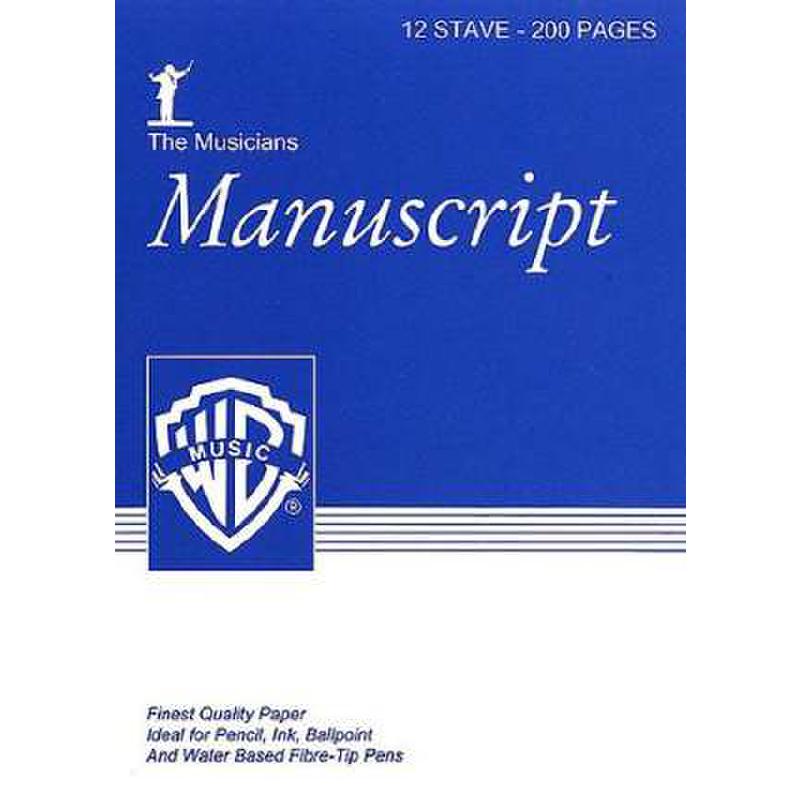Manuscript A4 12 Stave 200 Pages