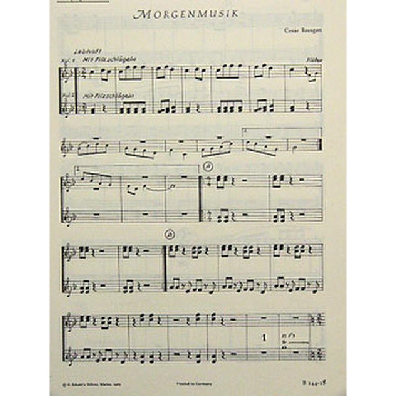 Morgenmusik