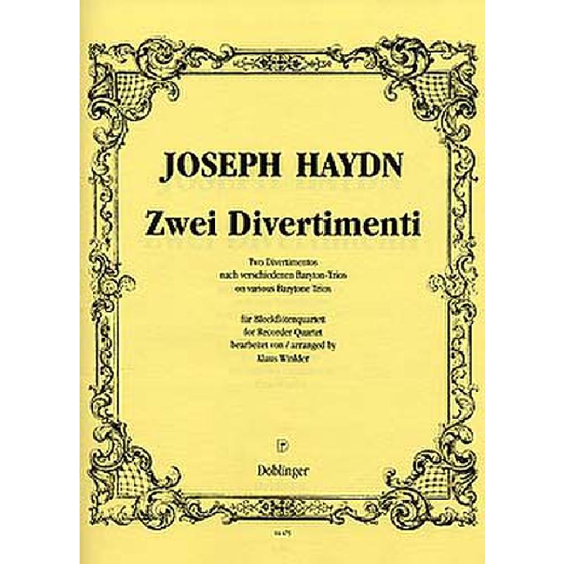 Divertimento I F-Dur, II F-Dur