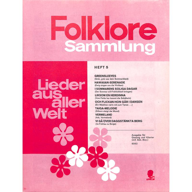 Folklore Sammlung