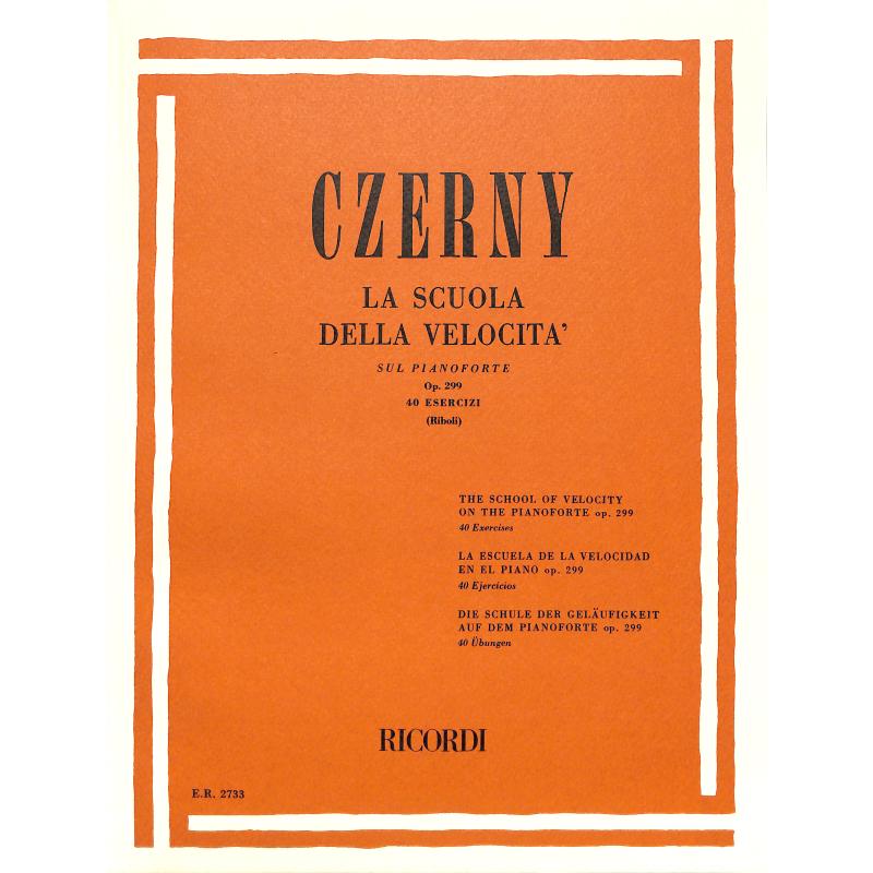 La Scuola Della Velocita' sul Pianoforte