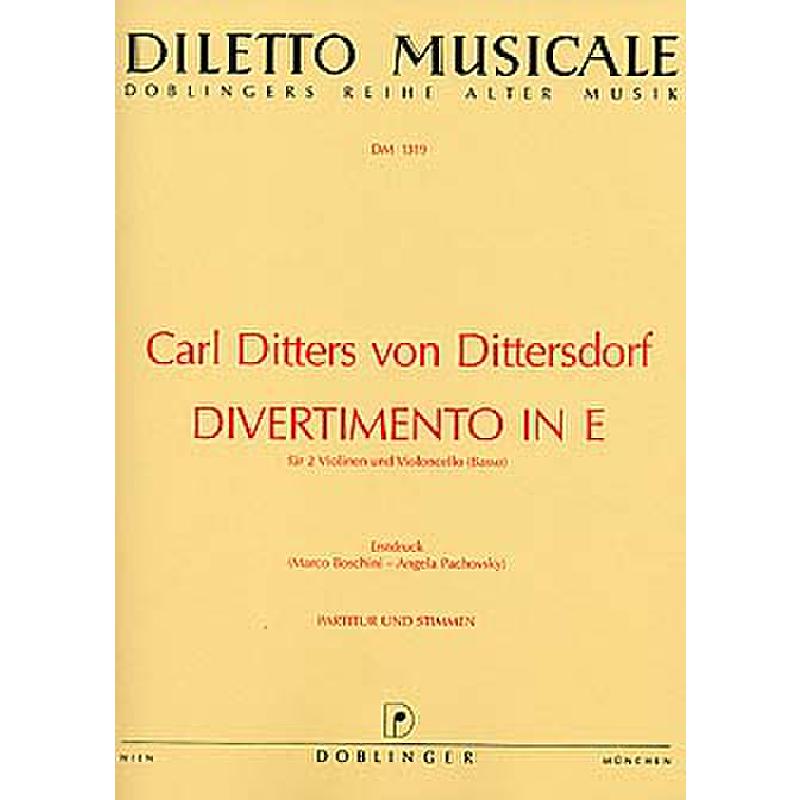 Divertimento in E