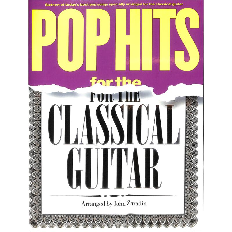 Pop hits for the classical guitar