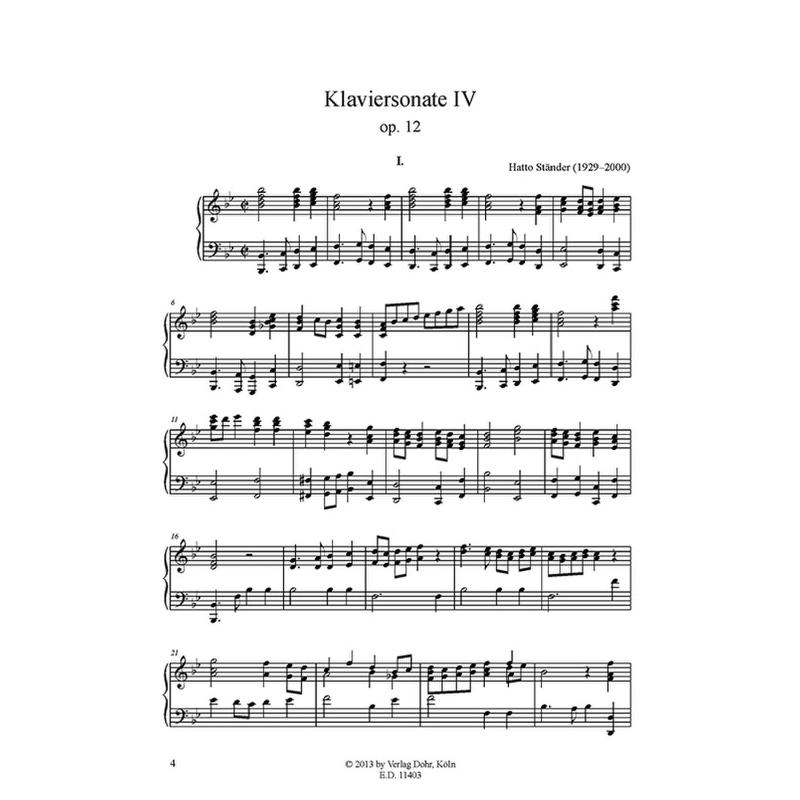 Klaviersonate IV