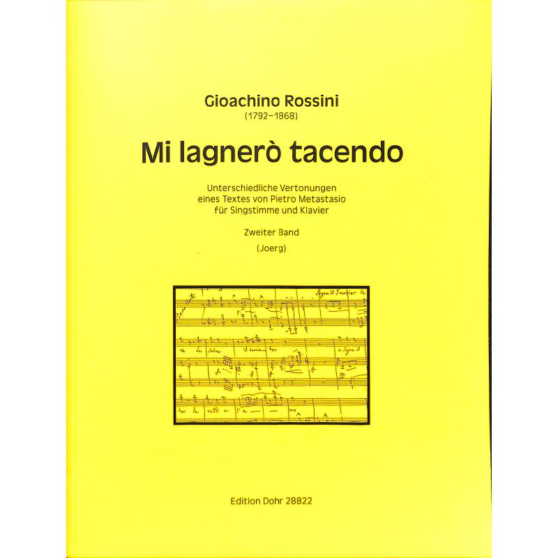 Mi lagnero tacendo Band 2