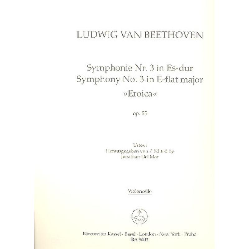 Symphonie Nr. 3 Eroica 