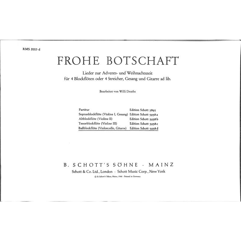 Frohe Botschaft