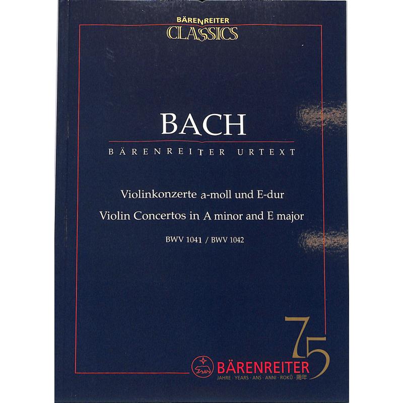 Konzerte in a-Moll und E-Dur für Violine und Orchester 