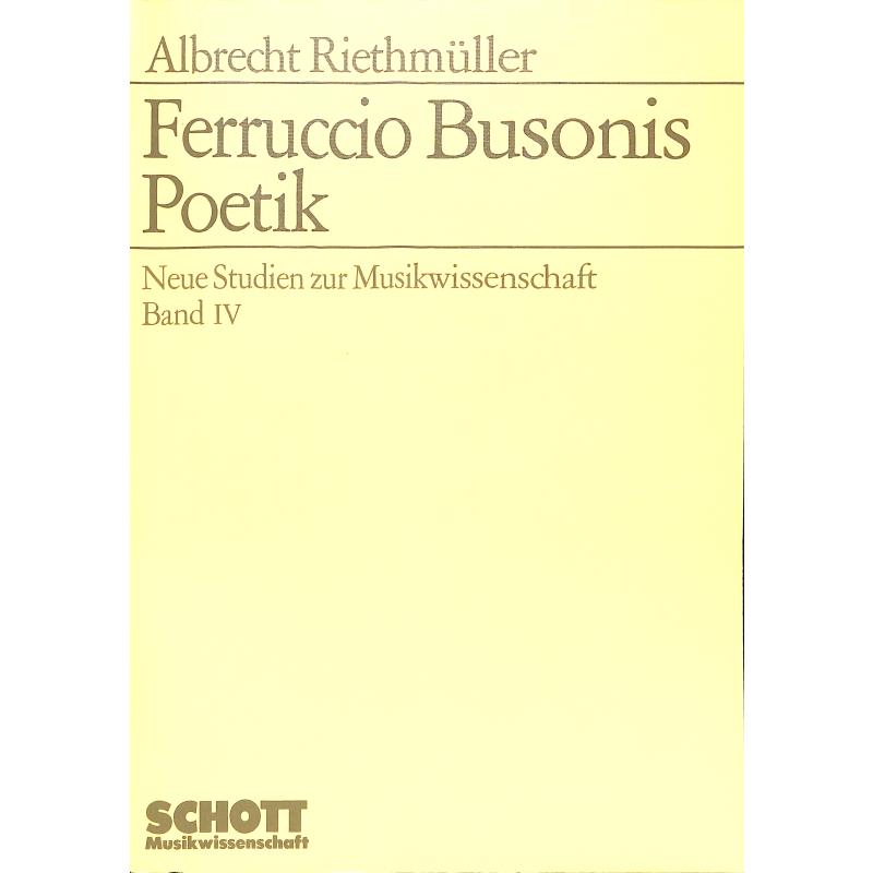 Ferruccio Busonis Poetik