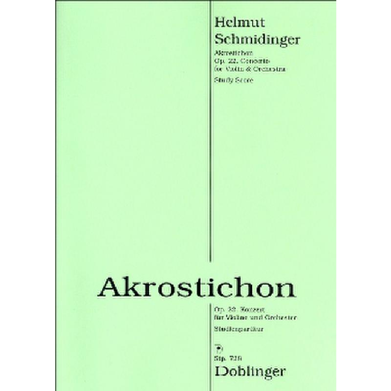 Akrostichon