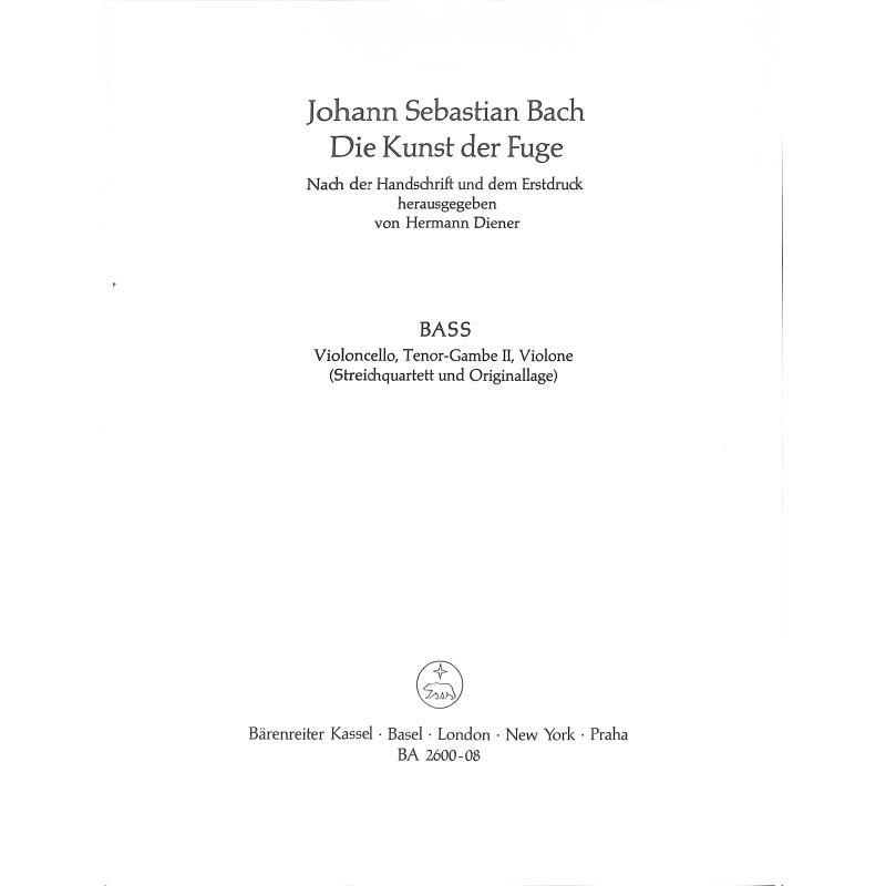 Die Kunst der Fuge