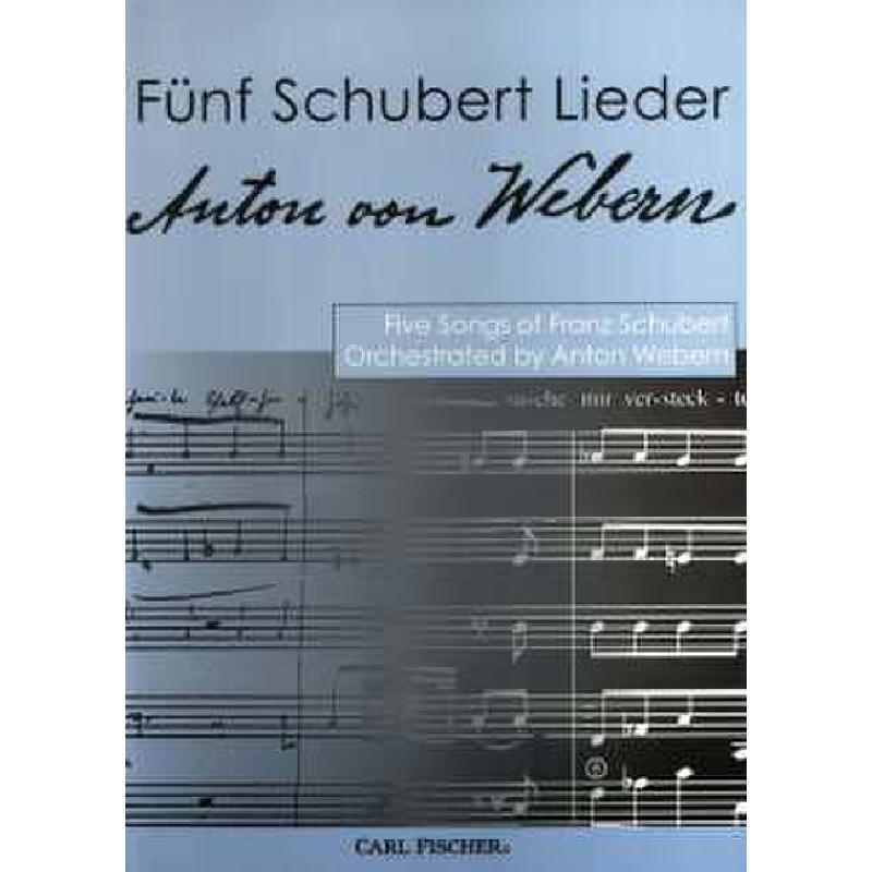 Funf Schubert Lieder