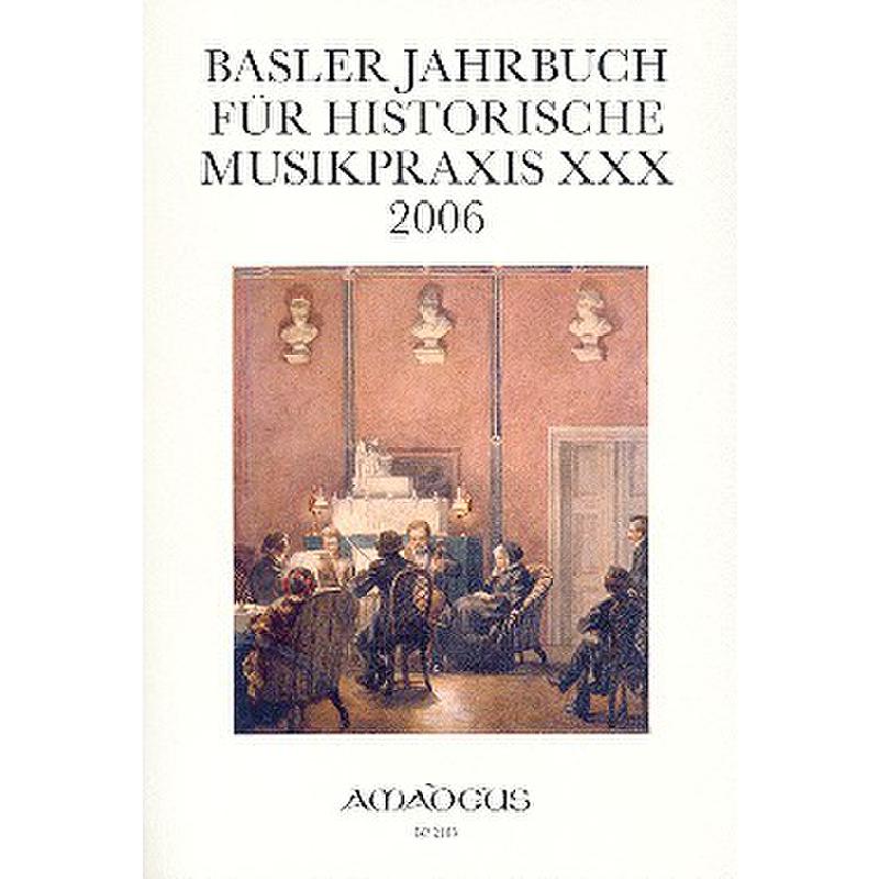 Basler Jahrbuch fur Historische Musikpraxis