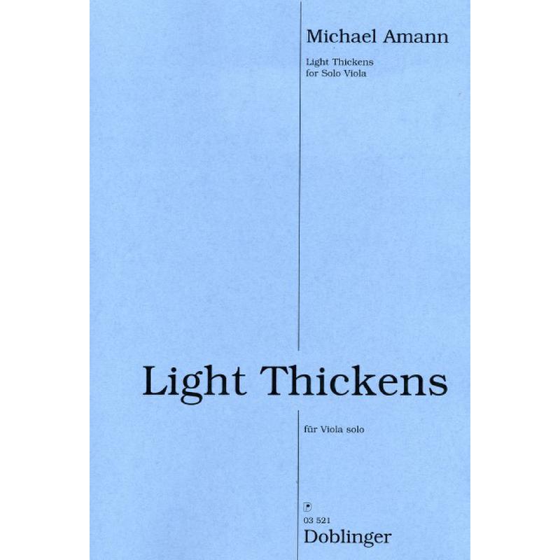 Light thickens
