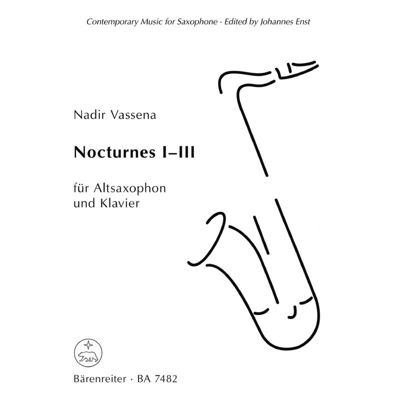 Nocturnes I-III Altsaxophon und Klavier 
