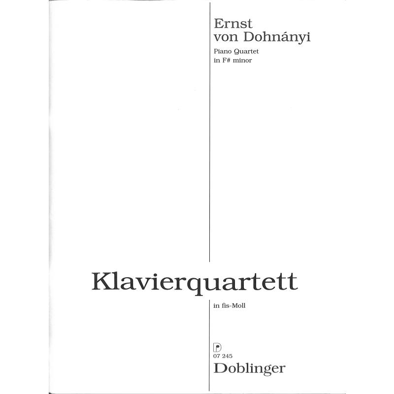 Klavierquartett in Fis-moll