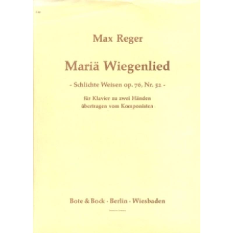 Mariä Wiegenlied