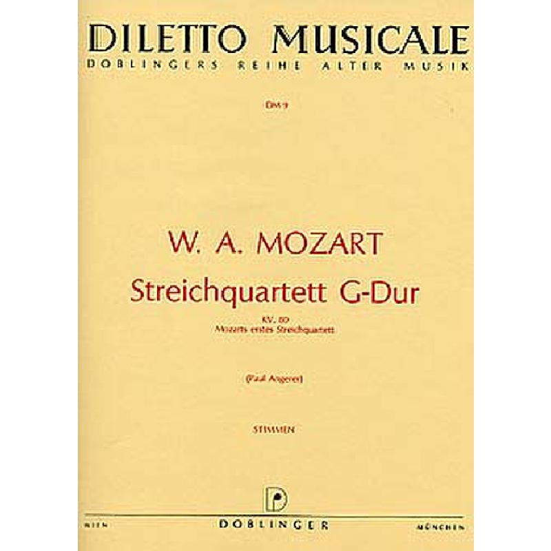 Streichquartett G-Dur