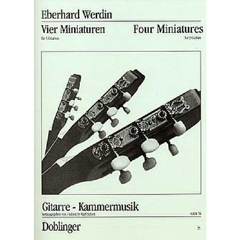 Vier Miniaturen