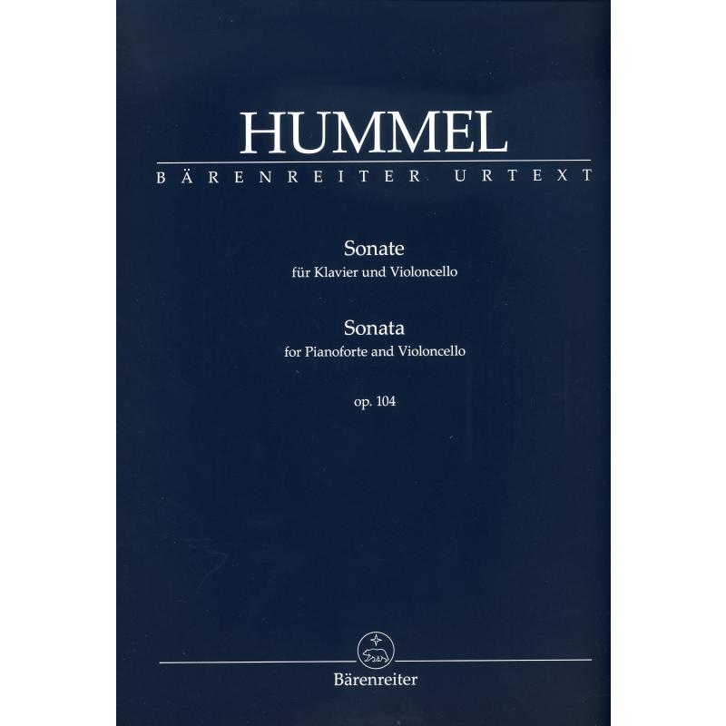 Sonate für Klavier und Violoncello